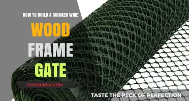 Building a Chicken Wire Gate: Framing Tips