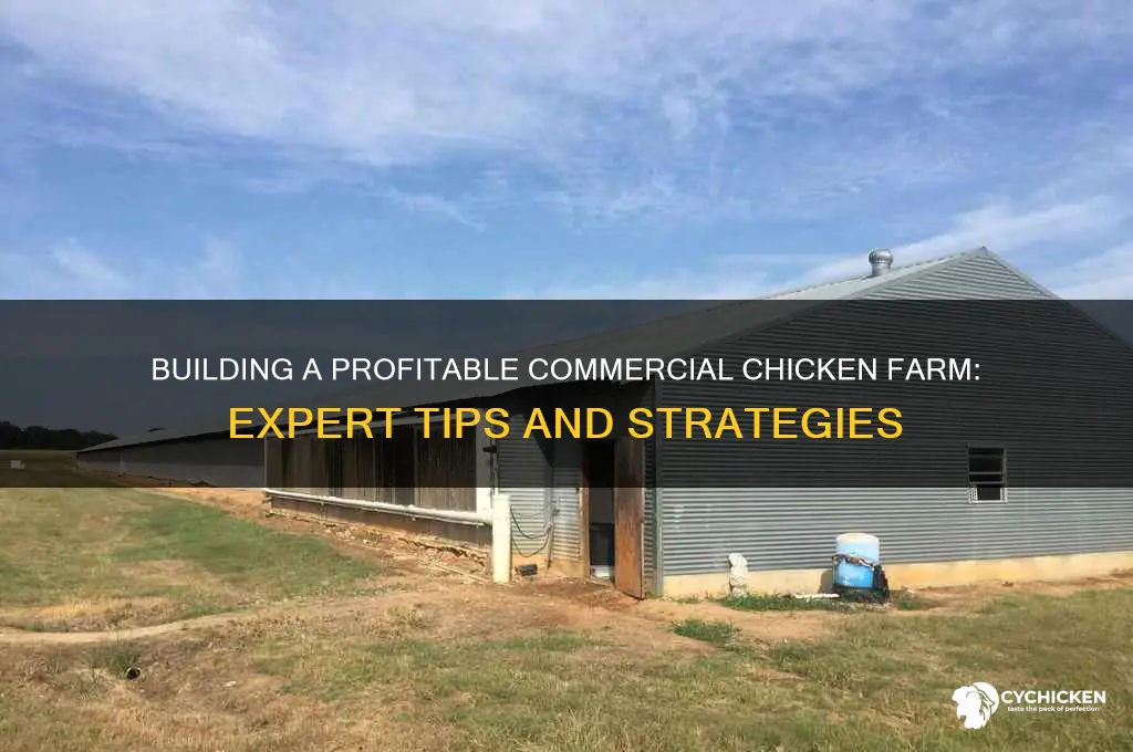 how to build a commercial chicken farm