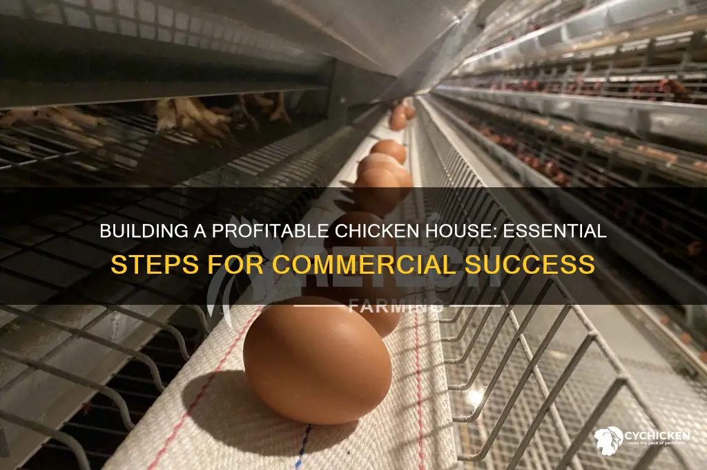 how to build a commercial chicken house