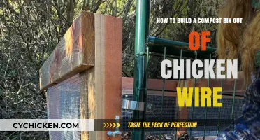 Constructing a Compost Bin: Chicken Wire Wonder