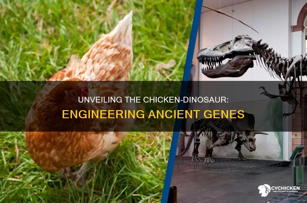 how to build a dinosaur from a chicken