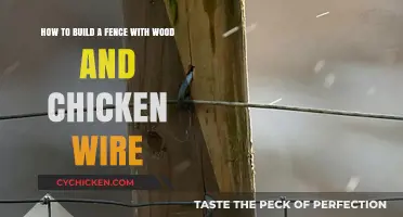 Building a Wooden Fence: Chicken Wire Installation Guide