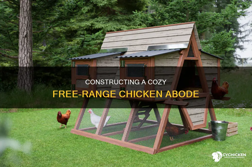 how to build a free range chicken house