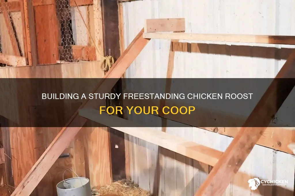 how to build a free standing chicken roost
