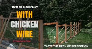 Building a Sturdy Garden Gate with Chicken Wire