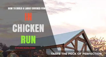 Building a Spacious and Secure Chicken Run
