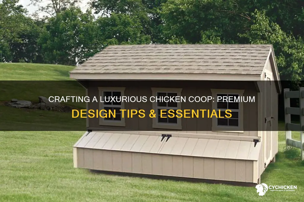 how to build a premium chicken house