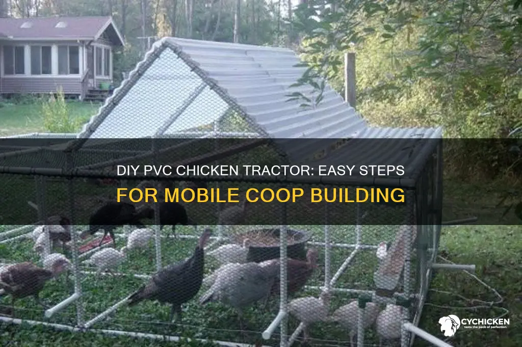how to build a pvc chicken tractor