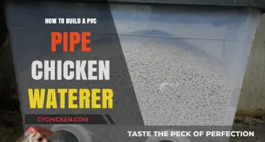 DIY Chicken Waterer: PVC Pipe Project