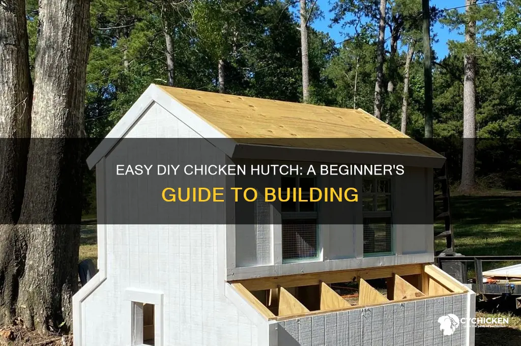 how to build a simple chicken hutch