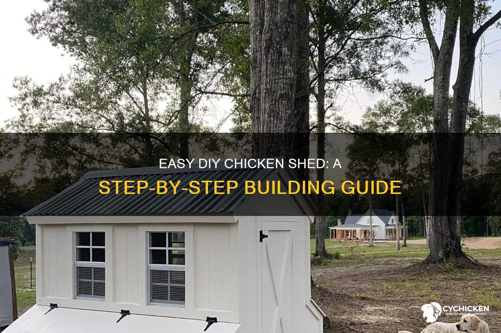 how to build a simple chicken shed