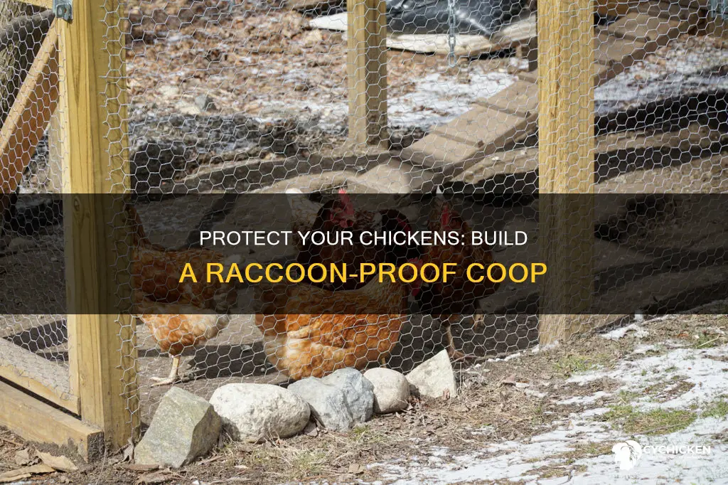how to build a small raccoon proof chicken box