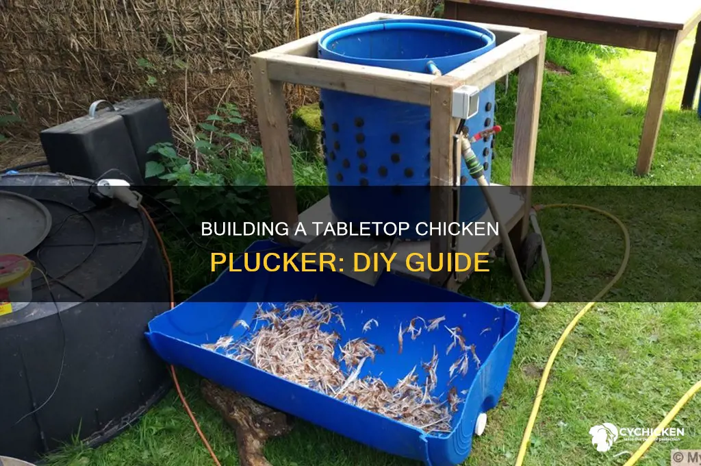 how to build a table top chicken plucker