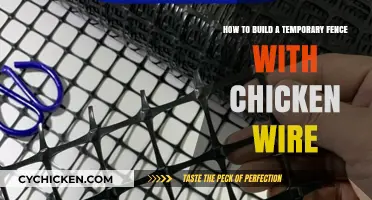 Quick Temporary Fencing: Chicken Wire Wonder