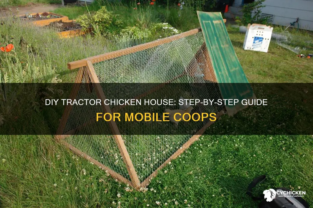 how to build a tractor chicken house