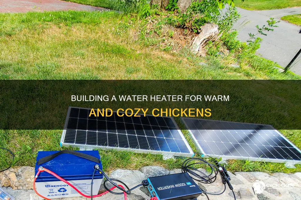 how to build a water hseter chicken scak
