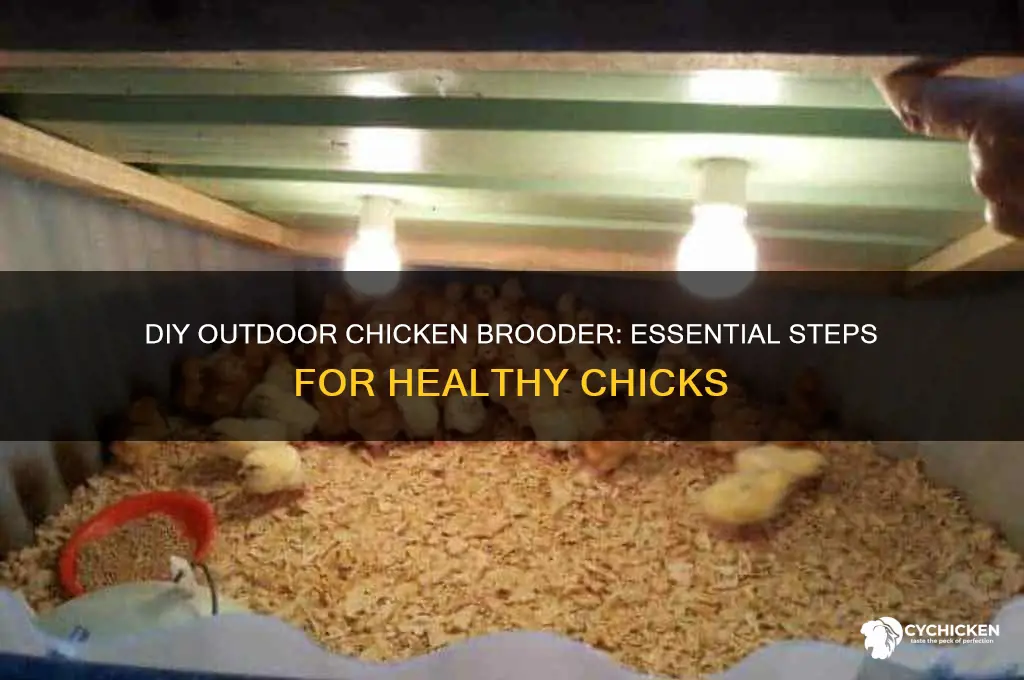 how to build an outdoor chicken brooder