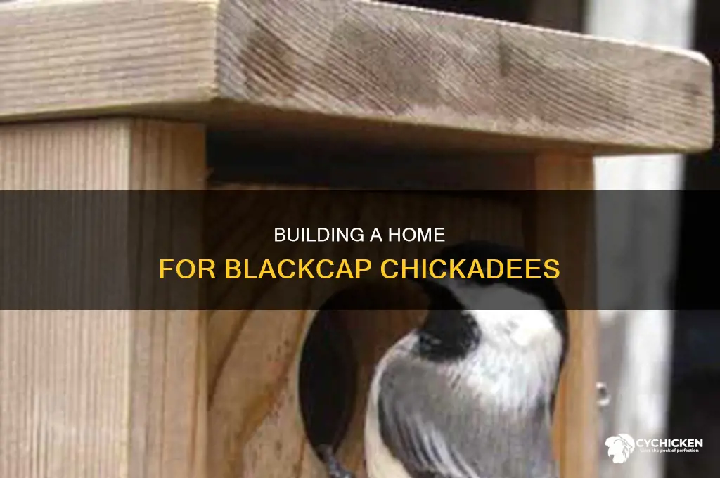 how to build bird house for blackcap chickees