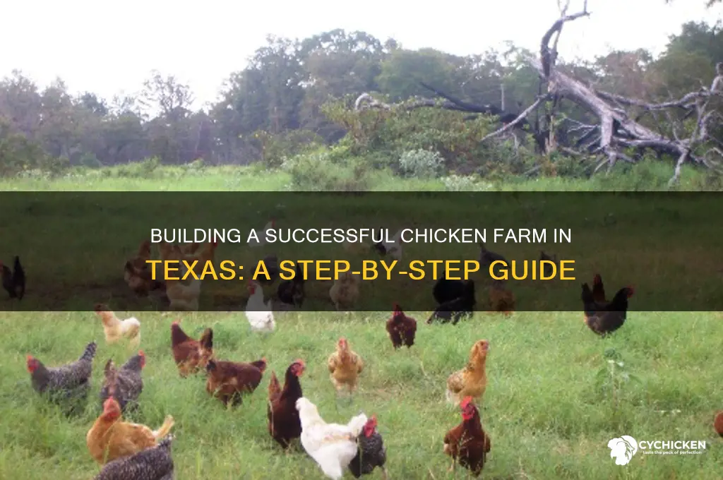 how to build chicken farm in texas