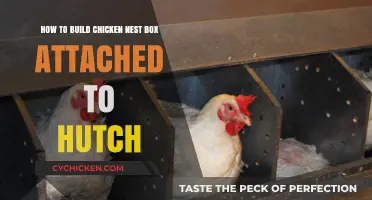 Building a Chicken Nest Box: Attaching to Hutch