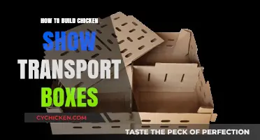DIY Chicken Show Transport Boxes: Easy, Safe, and Portable Solutions
