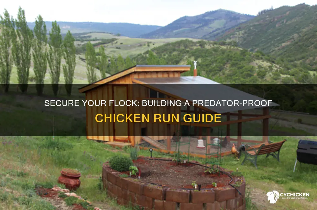 how to build predator proof chicken run