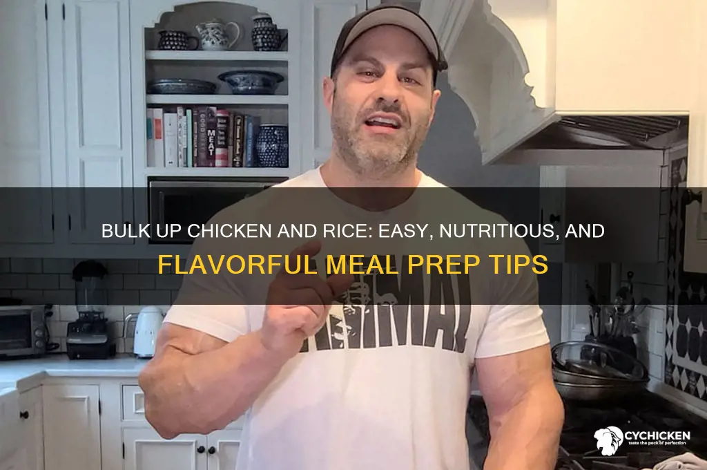 how to bulk up chicken and rice