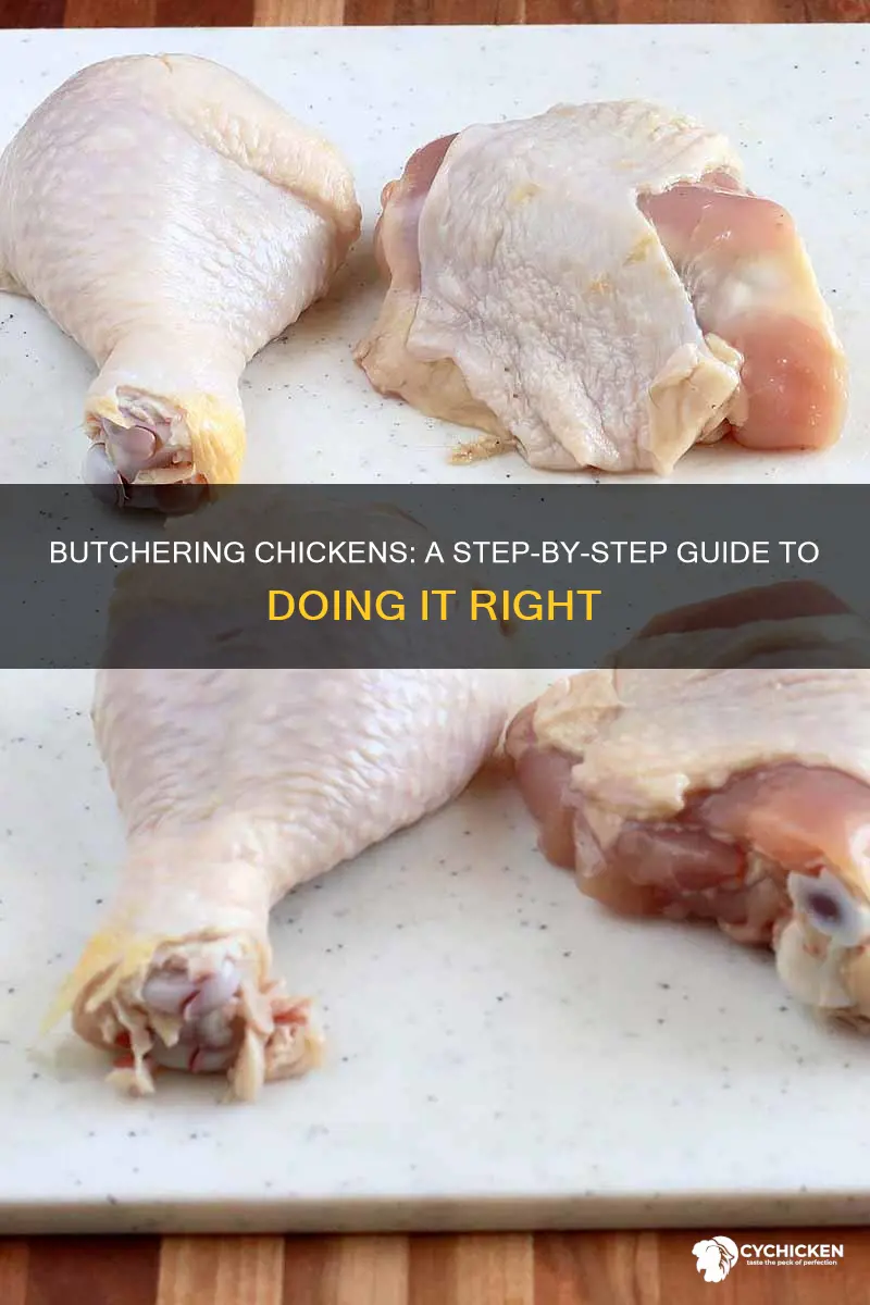 how to butcher & process a chicken the right way