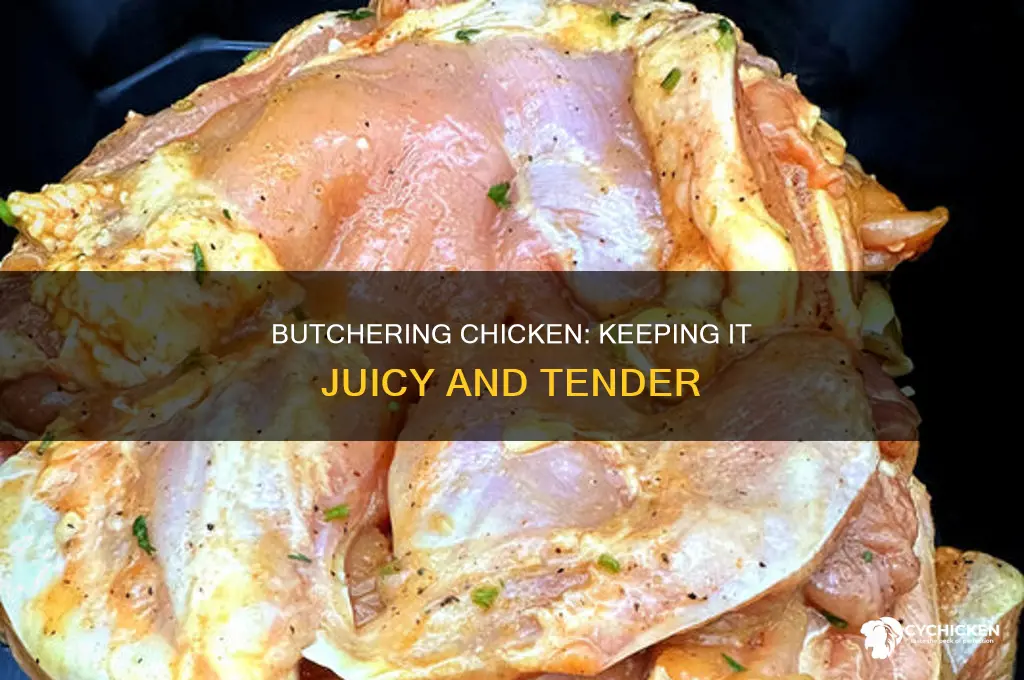 how to butcher chicken and keep them jucey