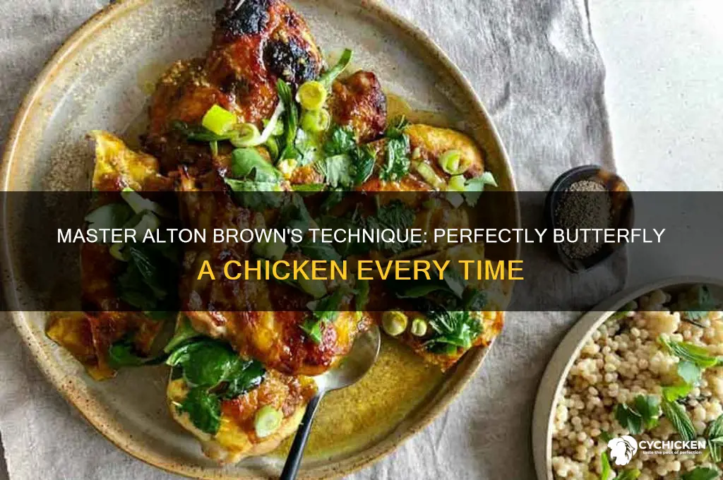how to butterfly a chicken alton brown