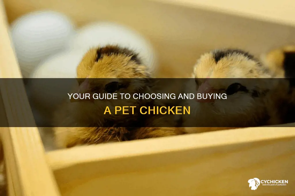 how to buy a pet chicken