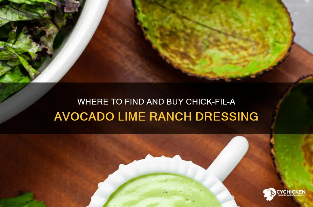 how to buy chick fil a avocado lime ranch dressing