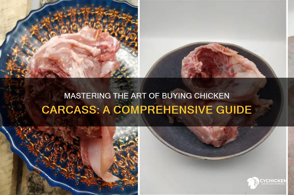 how to buy chicken carcass