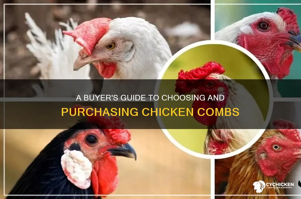 how to buy chicken comb