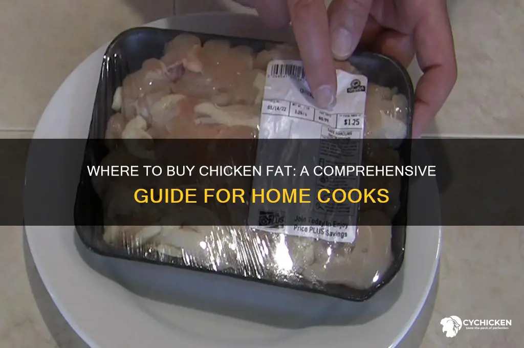 how to buy chicken fat
