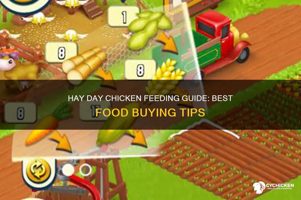 how to buy chicken food on hay day
