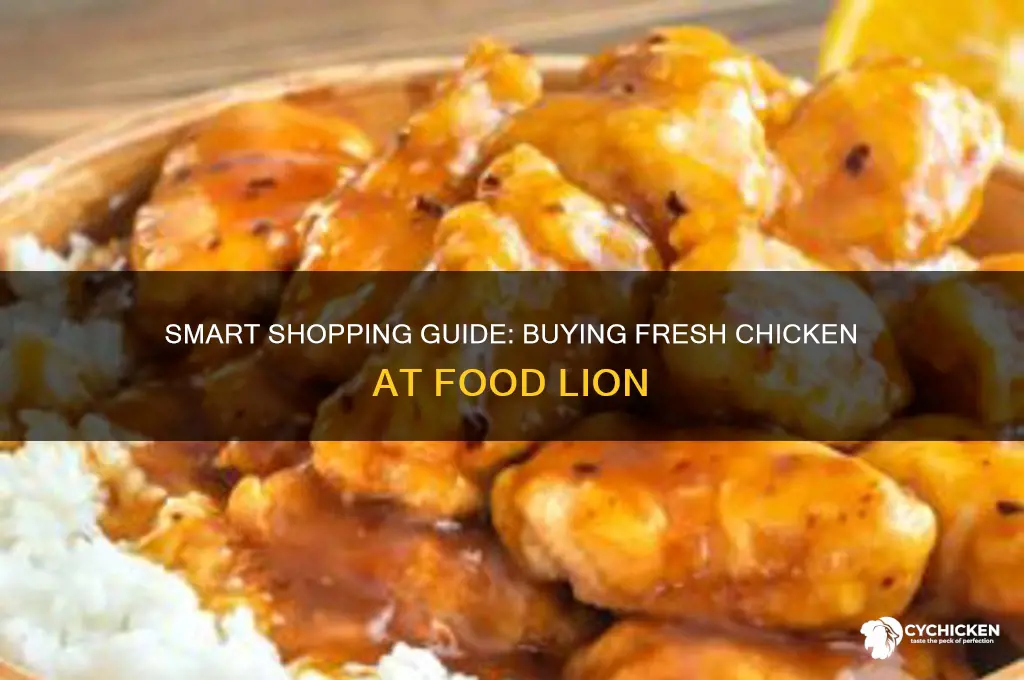 how to buy chicken from food lion