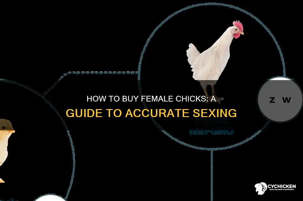 how to buy female chicks sexed