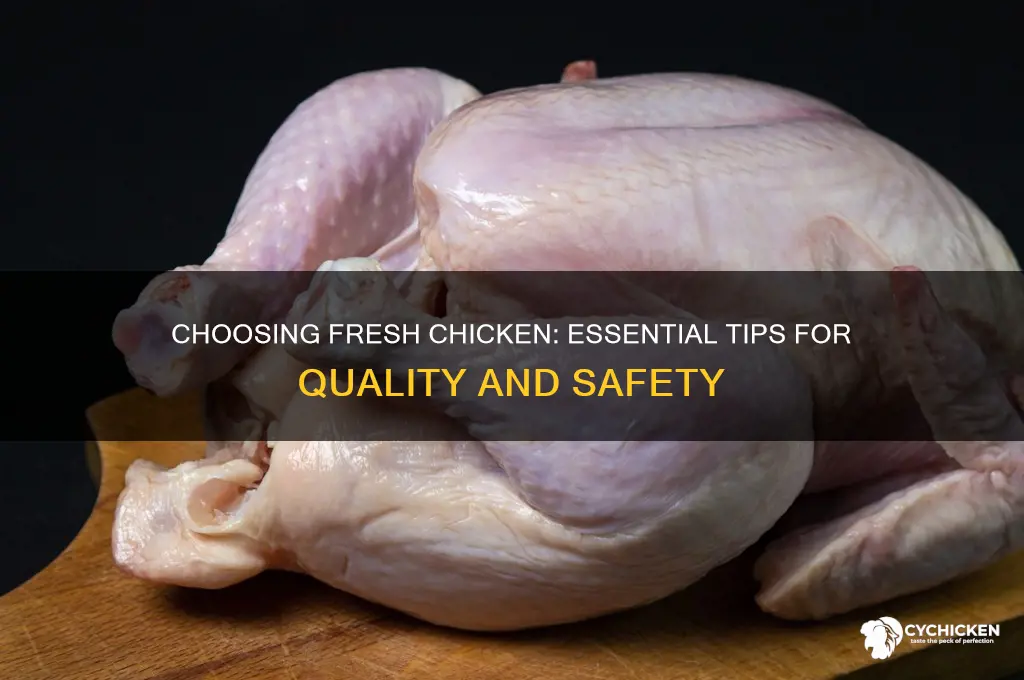 how to buy fresh chicken