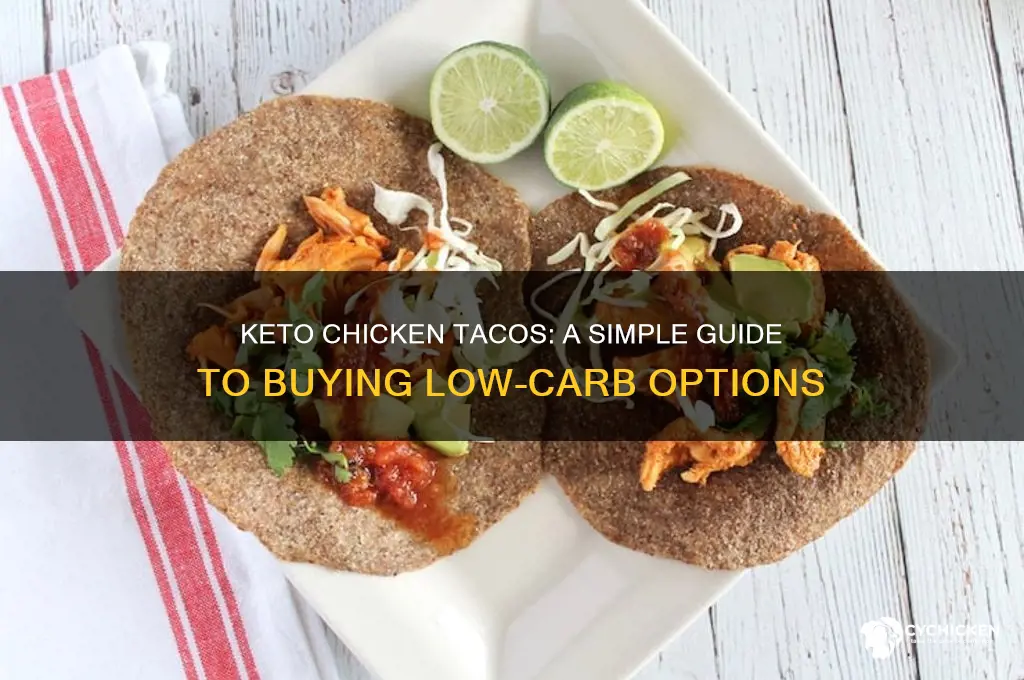how to buy keto chicken taco