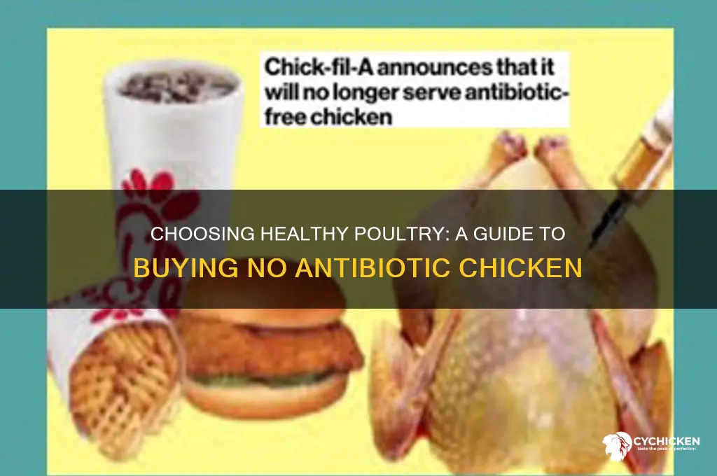 how to buy no antibiotic chicken
