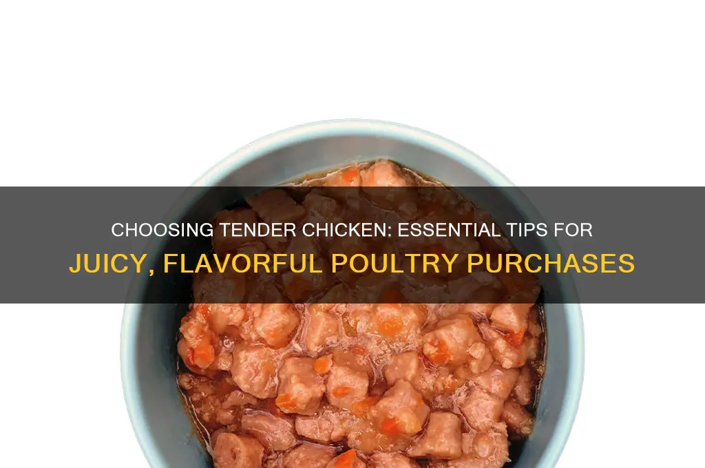how to buy tender chicken