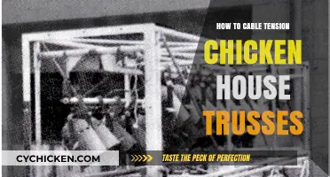 Properly Tensioning Cables for Secure Chicken House Truss Installation