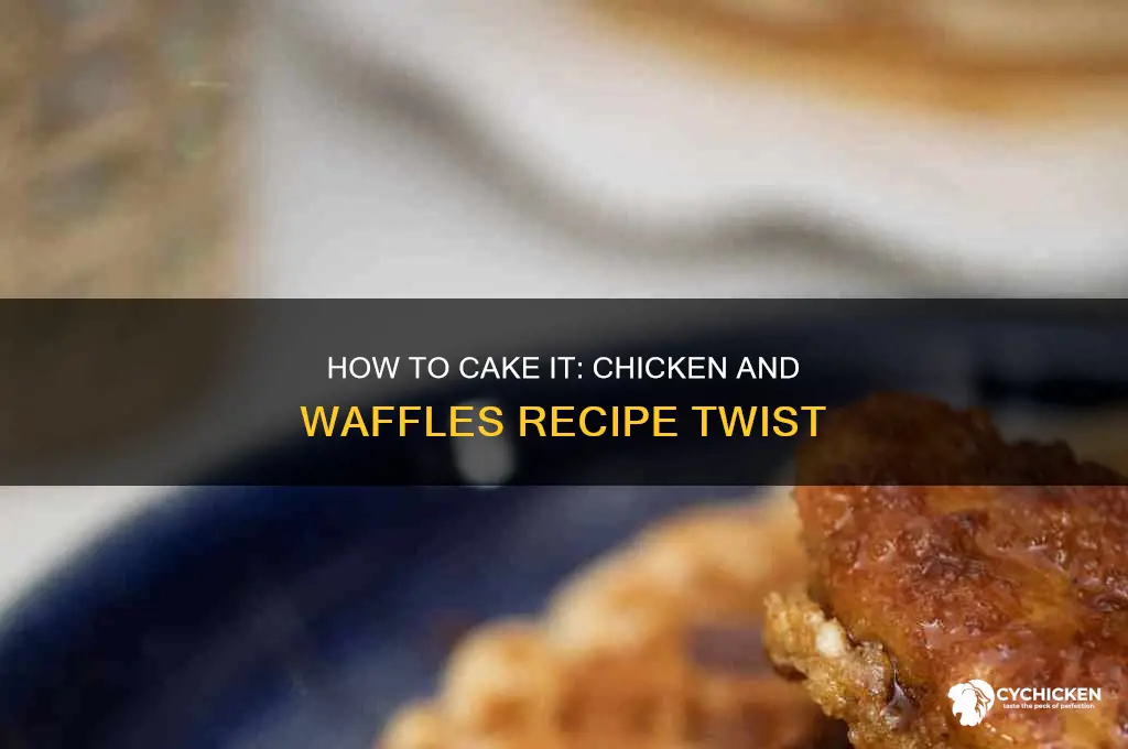 how to cake it chicken and waffles