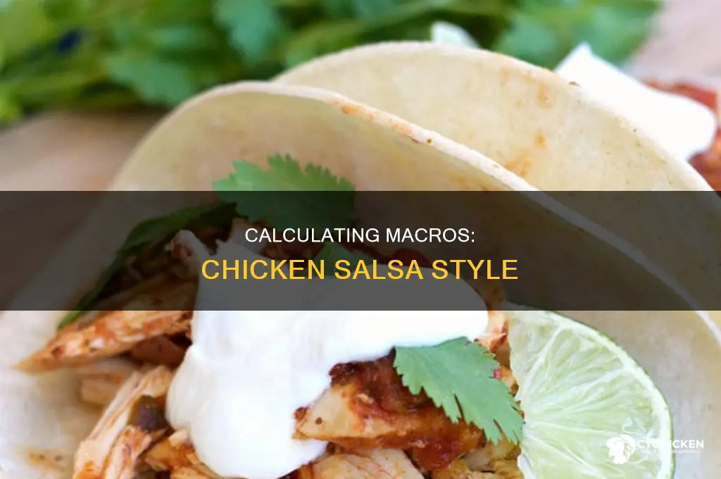 how to calculate the macros in chicken salsa