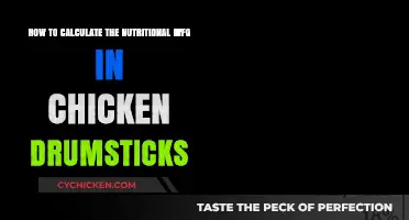Chicken Drumsticks: Calculating Nutritional Value