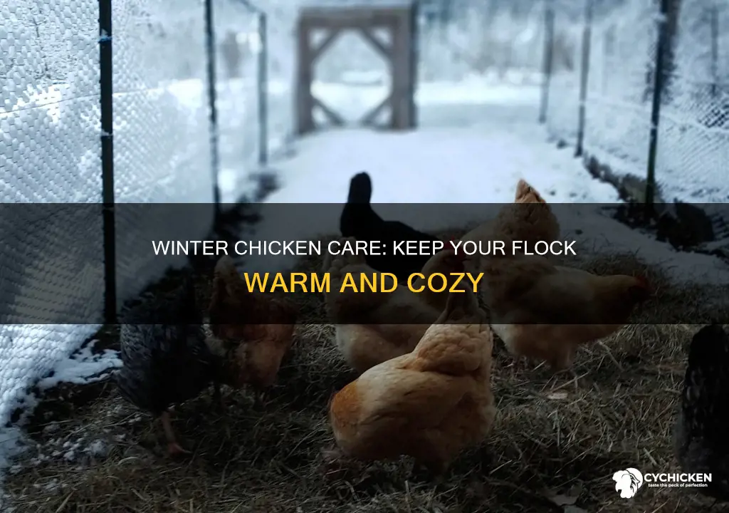 how to care for a chicken in the winter