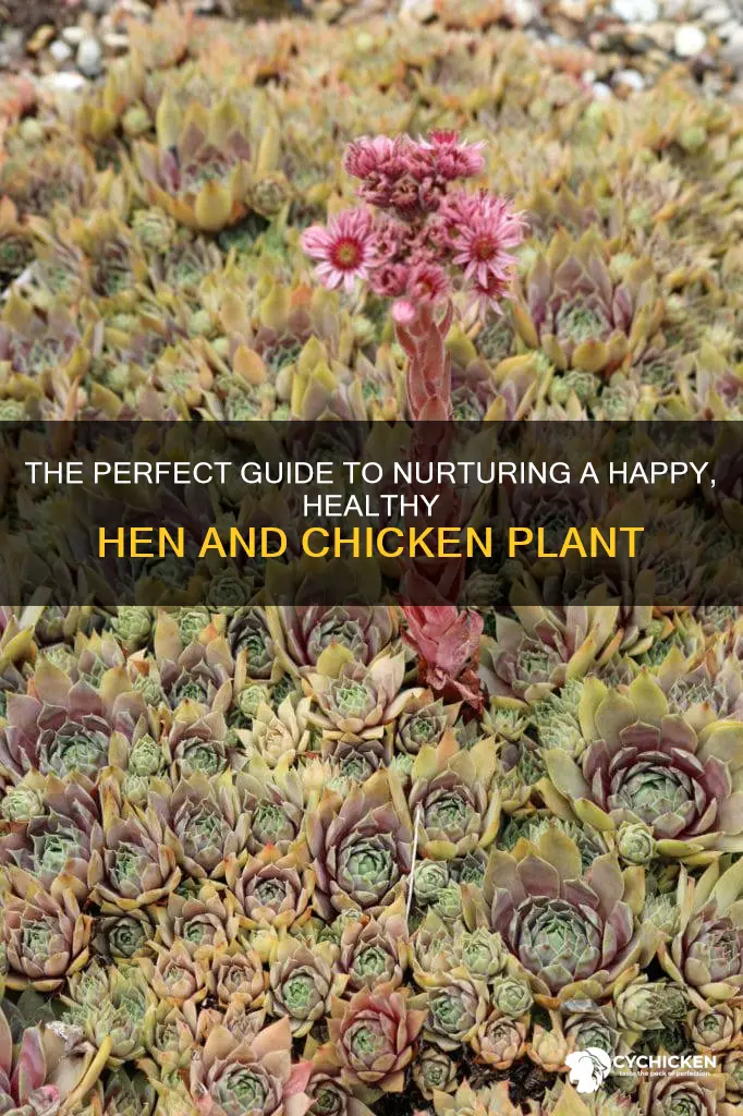 how to care for a hen and chicken plantindoors