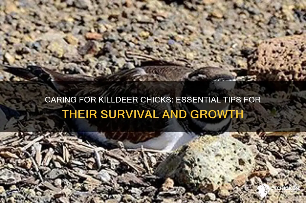 how to care for a killdeer chick
