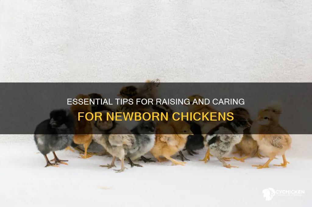 how to care for a newborn chicken
